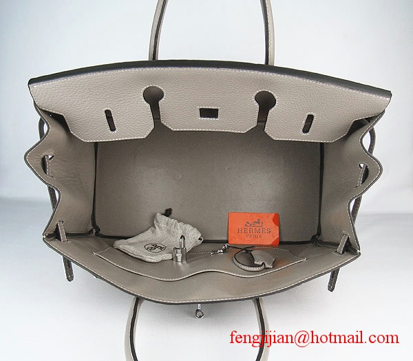 Hermes Birkin 40cm Togo Bag Grey 6099 Hermes Birkin 40cm Togo Bag Grey 6099