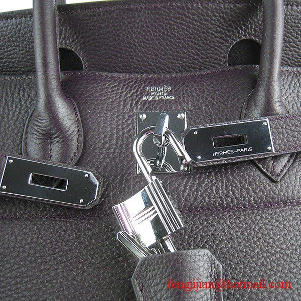 Hermes Birkin 42cm Togo Leather Bag 6109 Dark Coffee silver padlock Hermes Birkin 42cm Togo Leather Bag 6109 Dark Coffee silver padlock