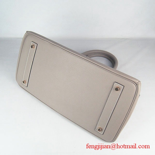 Hermes Birkin 42cm Togo Leather Bag 6109 Grey gold padlock Hermes Birkin 42cm Togo Leather Bag 6109 Grey gold padlock