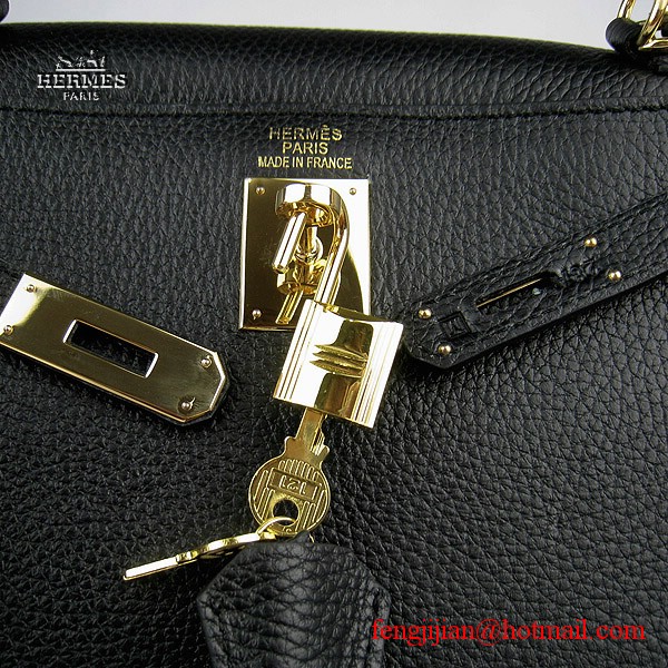 Hermes Kelly 32cm Togo Leather Bag Black 6108 Gold Hardware Hermes Kelly 32cm Togo Leather Bag Black 6108 Gold Hardware