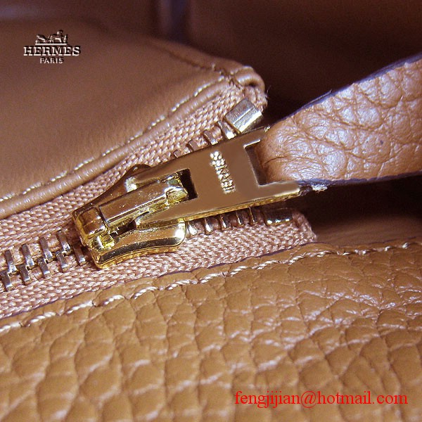 Hermes Kelly 32cm Togo Leather Bag Light Coffee 6108 Gold Hardware Hermes Kelly 32cm Togo Leather Bag Light Coffee 6108 Gold Hardware