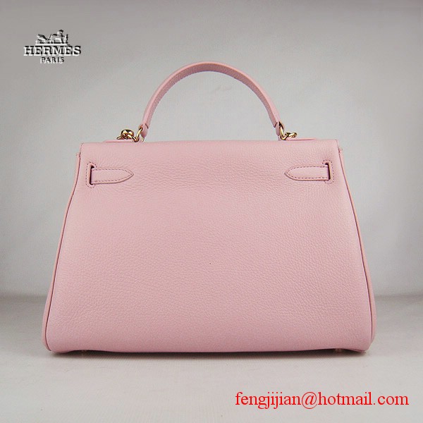 Hermes Kelly 32cm Togo Leather Bag Pink 6108 Gold Hardware Hermes Kelly 32cm Togo Leather Bag Pink 6108 Gold Hardware