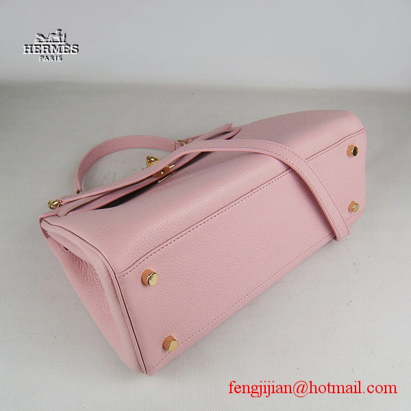 Hermes Kelly 32cm Togo Leather Bag Pink 6108 Gold Hardware Hermes Kelly 32cm Togo Leather Bag Pink 6108 Gold Hardware