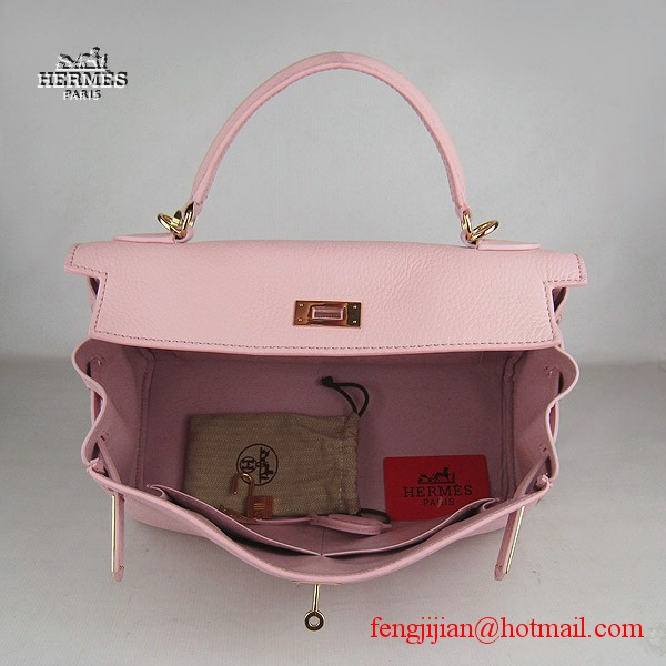 Hermes Kelly 32cm Togo Leather Bag Pink 6108 Gold Hardware Hermes Kelly 32cm Togo Leather Bag Pink 6108 Gold Hardware