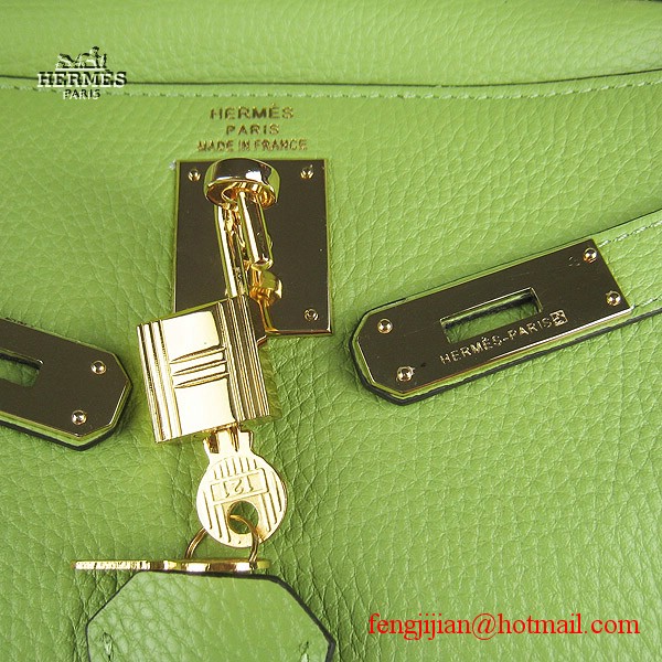 Hermes Kelly 32cm Togo Leather Bag Green 6108 Gold Hardware Hermes Kelly 32cm Togo Leather Bag Green 6108 Gold Hardware