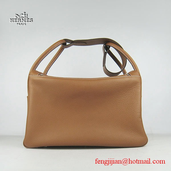 Hermes Women Shoulder Bag Light Coffee 6208 Hermes Women Shoulder Bag Light Coffee 6208