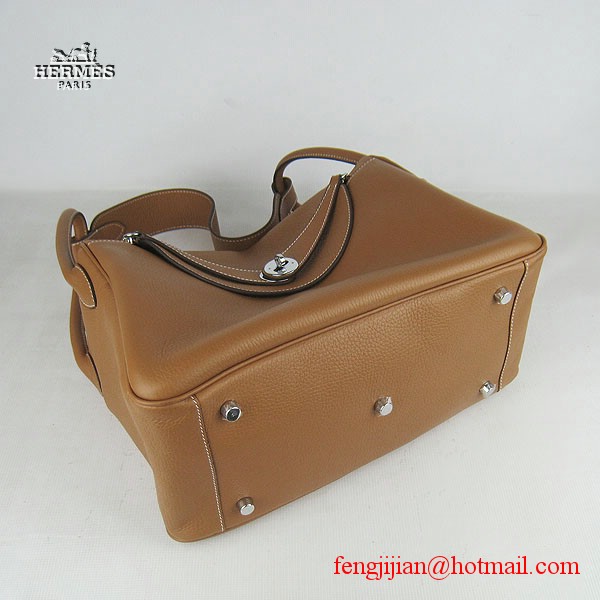 Hermes Women Shoulder Bag Light Coffee 6208 Hermes Women Shoulder Bag Light Coffee 6208