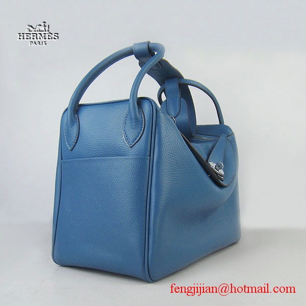 Hermes Lindy Women Shoulder Bag Blue 6208 Hermes Lindy Women Shoulder Bag Blue 6208