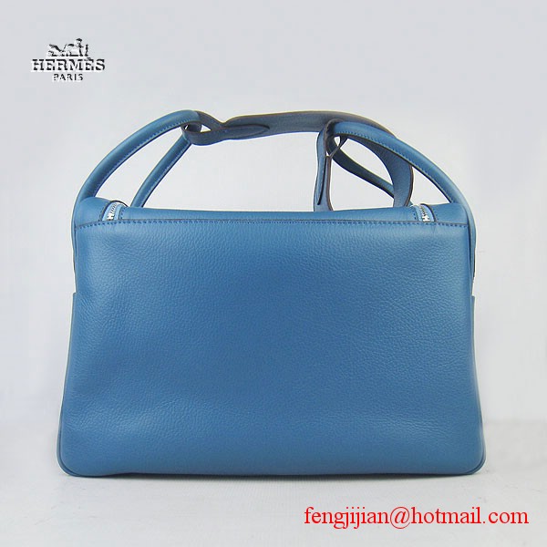 Hermes Lindy Women Shoulder Bag Blue 6208 Hermes Lindy Women Shoulder Bag Blue 6208