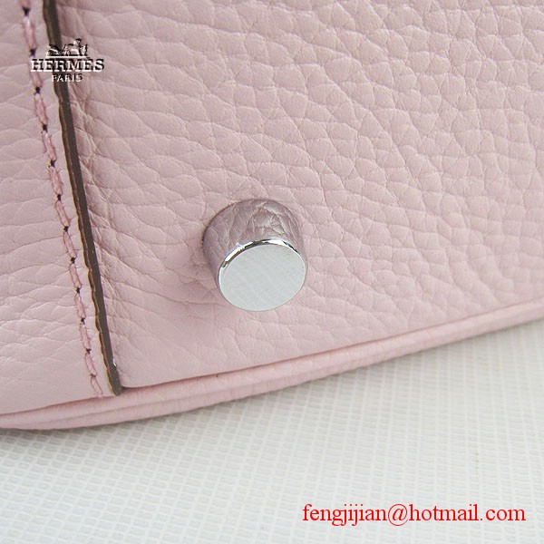 Hermes Lindy Women Shoulder Bag Pink 6208 Hermes Lindy Women Shoulder Bag Pink 6208