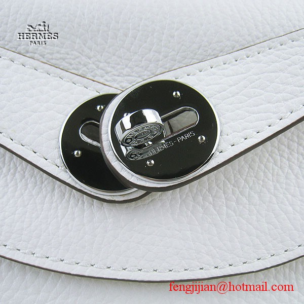 Hermes Women Shoulder Bag White 6208 Hermes Women Shoulder Bag White 6208
