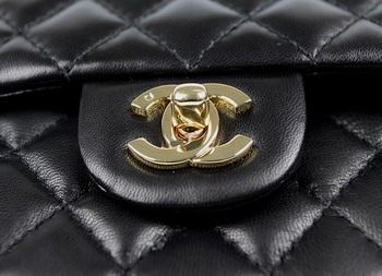Chanel 2.55 Quilted Flap Handbag A1112 Black with Gold Hardware Chanel 2.55 Quilted Flap Handbag A1112 Black with Gold Hardware